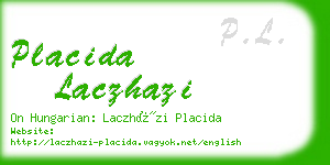 placida laczhazi business card